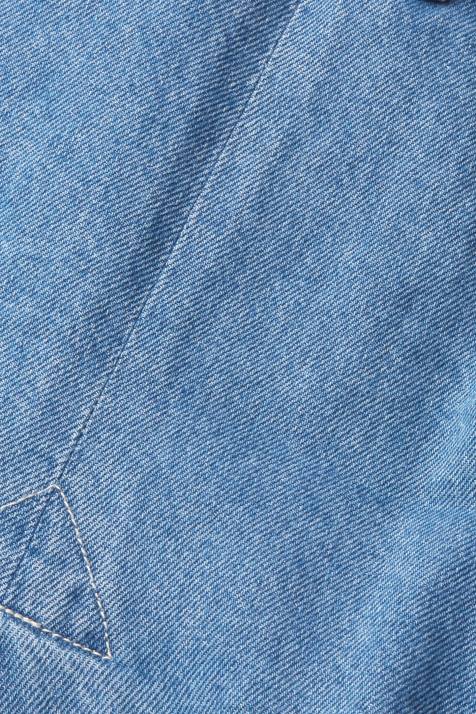 casacos lavagem com luz azul mulheres Esprit casaco jeans NBHL486