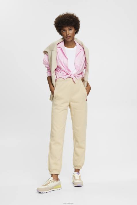 corredores bege mulheres Esprit corredores de moletom NBHL174