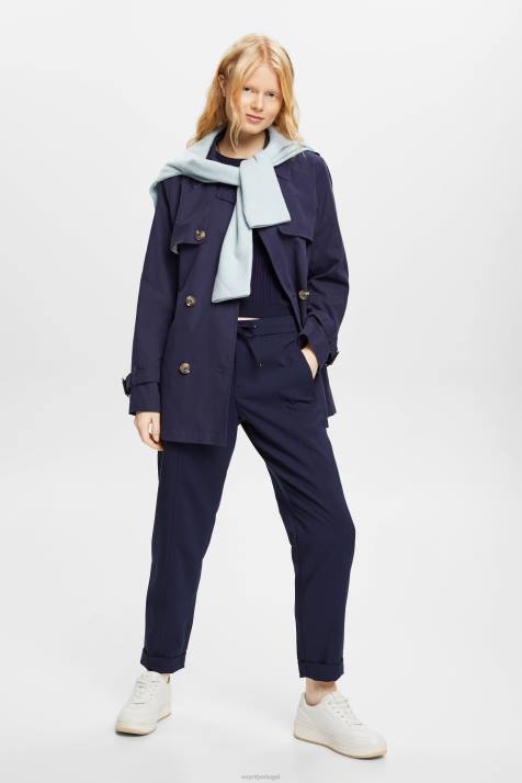 corredores marinha mulheres Esprit calça estilo jogger NBHL26