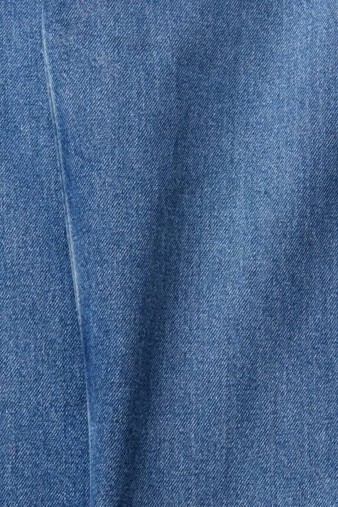 jeans lavagem média azul mulheres Esprit calça jeans mom cintura alta NBHL526