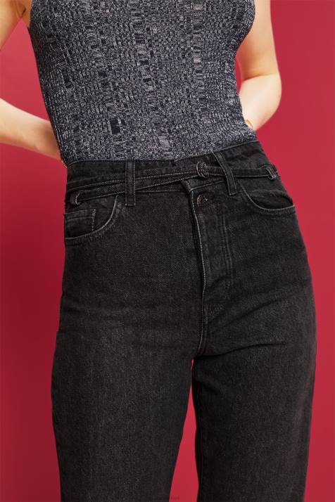 jeans lavagem média cinza mulheres Esprit papai fit jeans NBHL87