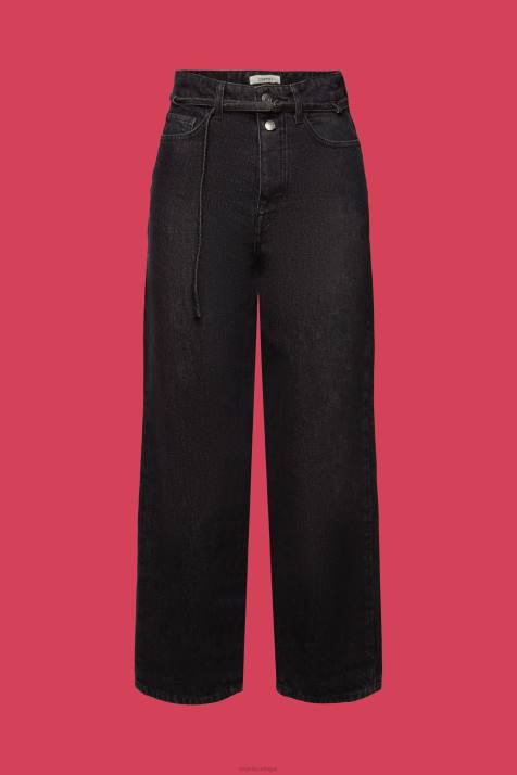 jeans lavagem média cinza mulheres Esprit papai fit jeans NBHL87