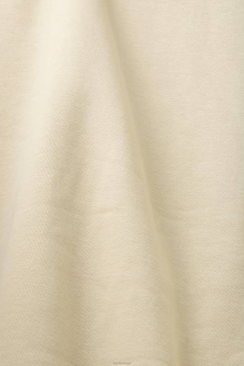 moletons e moletons bege mulheres Esprit moletom com estampa de logo NBHL169