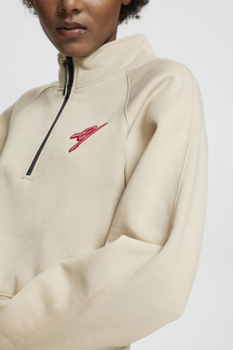 moletons e moletons cinza claro mulheres Esprit moletom com meio zíper NBHL160