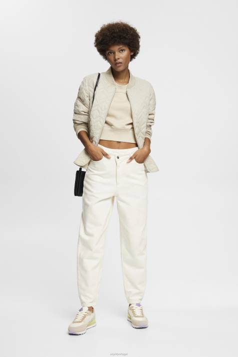 moletons e moletons cinza claro mulheres Esprit moletom cortado NBHL154