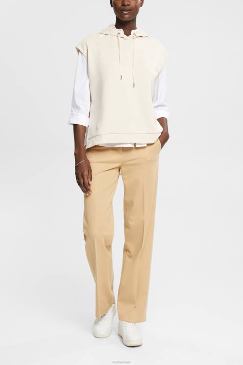 moletons e moletons gelo mulheres Esprit moletom sem mangas com fendas laterais NBHL532