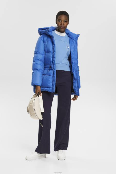 moletons e moletons lavanda azul claro mulheres Esprit moletom cortado NBHL156