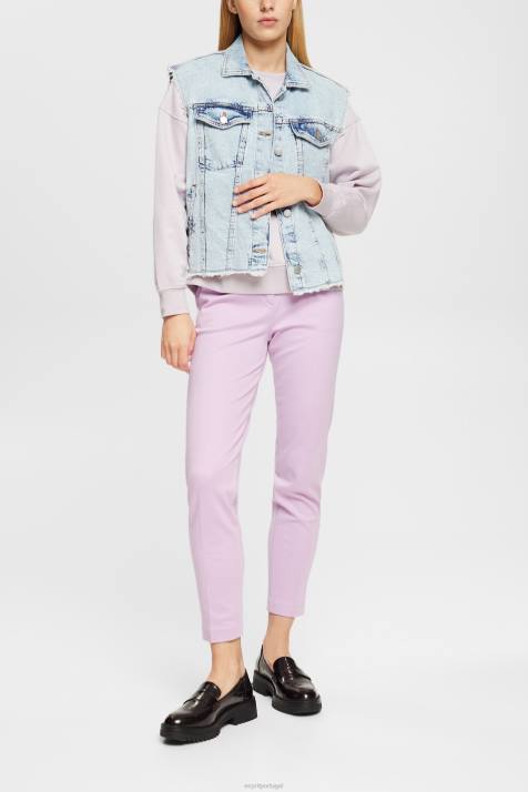 moletons e moletons lavanda mulheres Esprit moletom com ajuste relaxado NBHL525