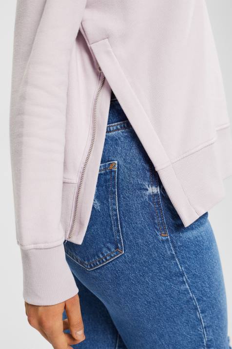 moletons e moletons lavanda mulheres Esprit moletom com capuz NBHL512