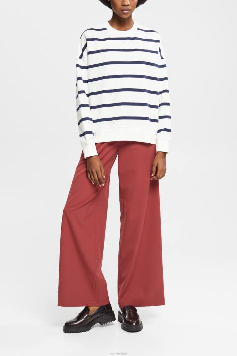 moletons e moletons off white mulheres Esprit moletom estampado com decote em C NBHL347