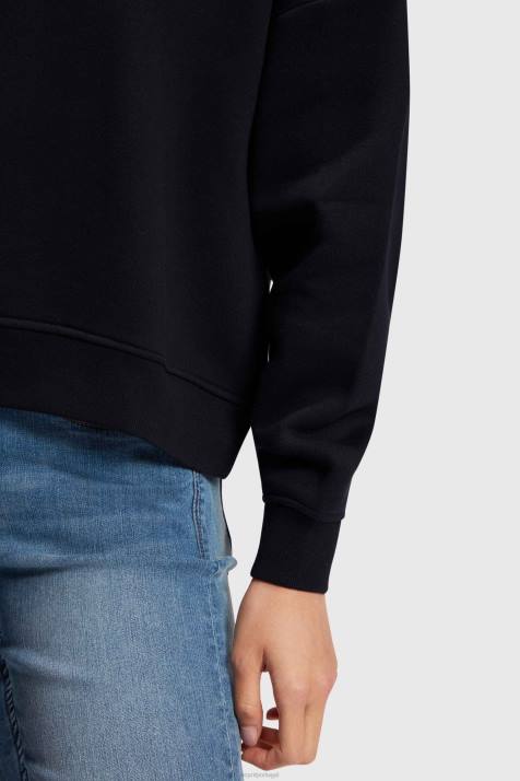 moletons e moletons preto mulheres Esprit moletom com estampa de logo NBHL463