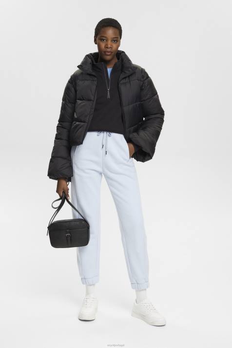 moletons e moletons preto mulheres Esprit moletom com meio zíper NBHL158