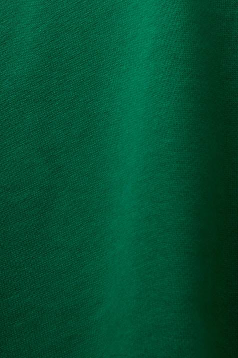 moletons e moletons verde escuro mulheres Esprit moletom com logo bordado, algodão orgânico NBHL10