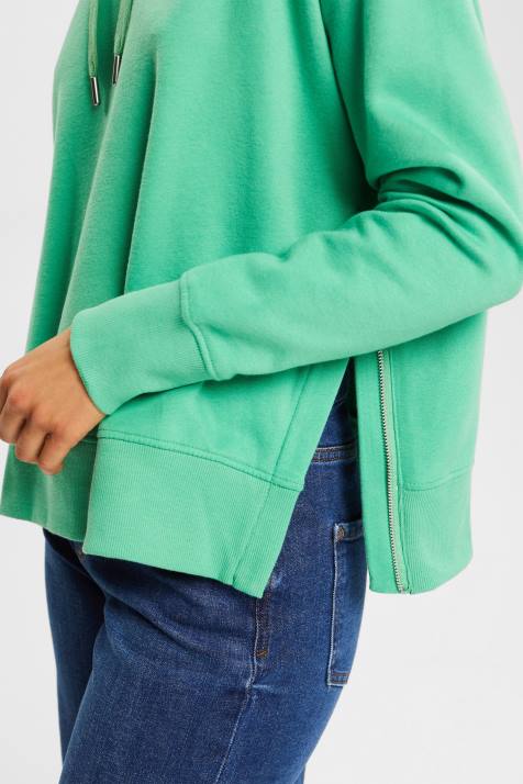 moletons e moletons verde mulheres Esprit moletom com capuz NBHL510