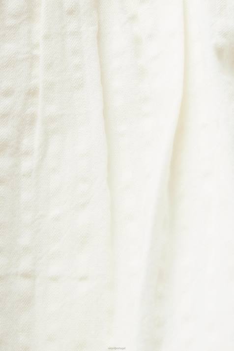 principal branco mulheres Esprit top cami texturizado NBHL224