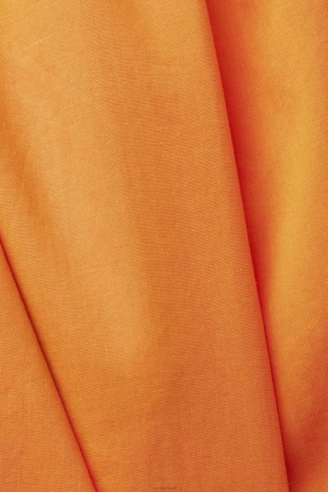 principal laranja mulheres Esprit top camisola com bata, tencel NBHL199