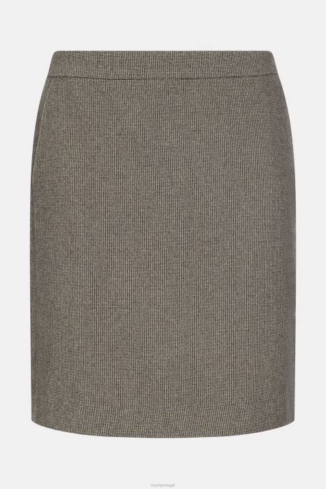 saias metal de canhão mulheres Esprit saia bicolor NBHL520