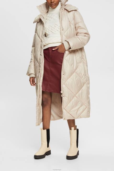 saias vermelho bordeaux mulheres Esprit saia midi efeito couro NBHL444