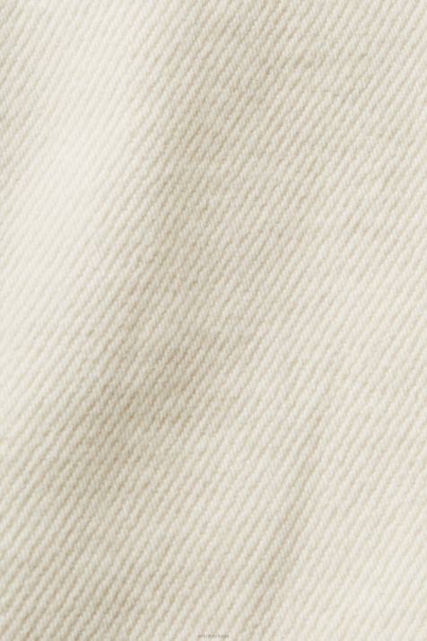 shorts gelo mulheres Esprit shorts jeans cintura alta com amarração NBHL56