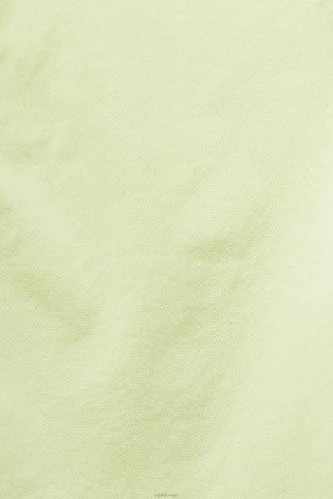 shorts verde cítrico mulheres Esprit shorts com cinto de ráfia trançado NBHL263