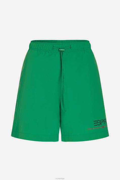 shorts verde mulheres ESPRIT x Rest & Recreation shorts corta vento cápsula NBHL475