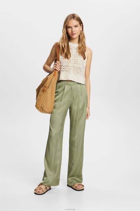 suéteres areia mulheres Esprit suéter sem mangas NBHL7