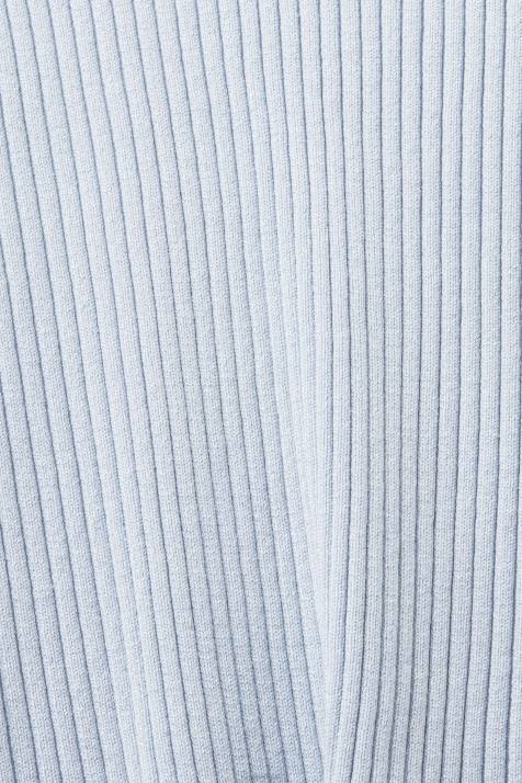 suéteres azul pastel mulheres Esprit suéter com nervuras NBHL274