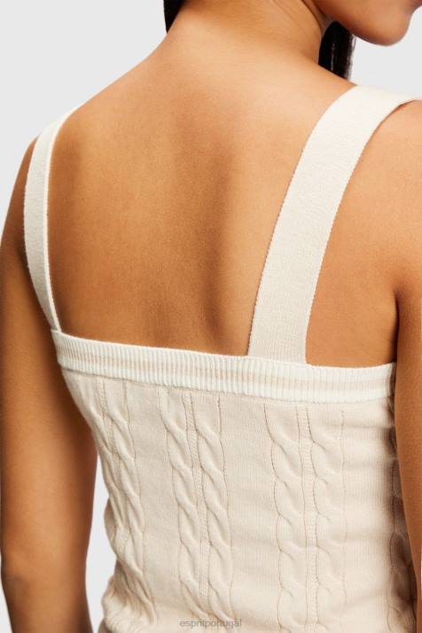 suéteres bege claro mulheres Esprit Camisola de suéter com logo de golfinho NBHL409