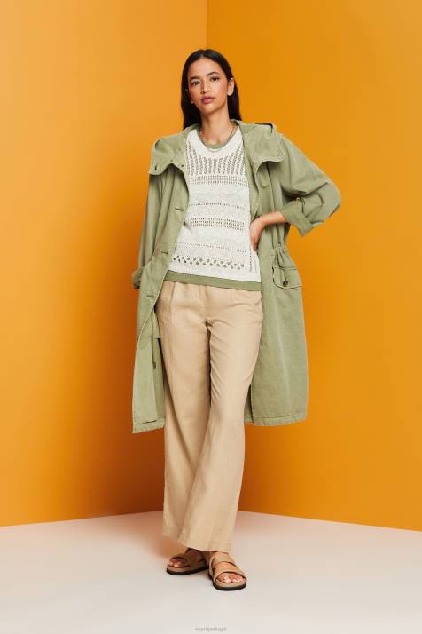 suéteres gelo mulheres Esprit suéter mouline sem mangas, mistura de algodão NBHL107