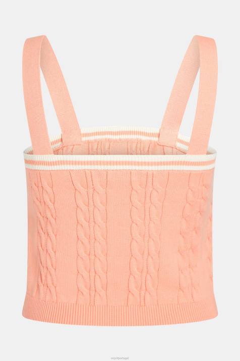 suéteres rosa mulheres Esprit Camisola de suéter com logo de golfinho NBHL410