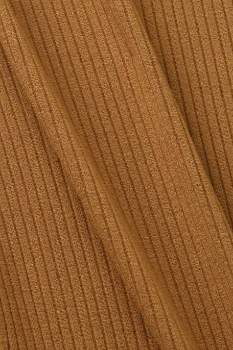 tanque cáqui claro mulheres Esprit top com nervuras NBHL302