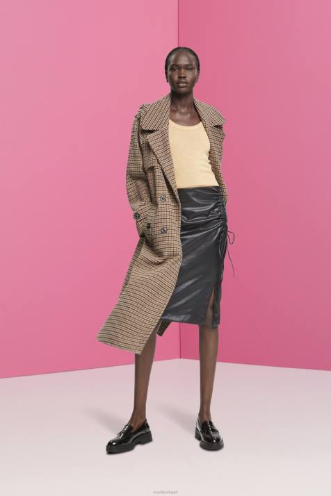 tanque ouro mulheres Esprit top sem mangas com glitter NBHL404