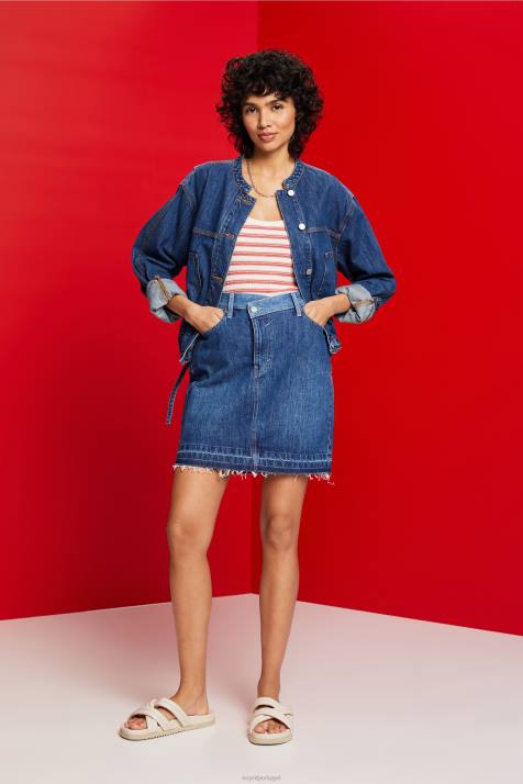 tanque rosa pastel mulheres Esprit regata listrada com nervuras NBHL103