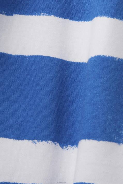 vestidos branco mulheres Esprit vestido camiseta listrado NBHL182