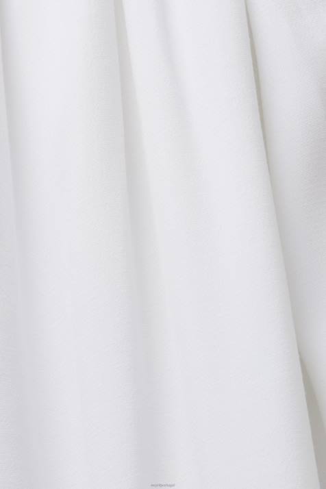 vestidos branco mulheres Esprit vestido de tiras com bata, tencel NBHL203
