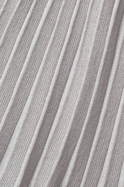 vestidos cinza médio mulheres Esprit vestido plissado e flare NBHL381