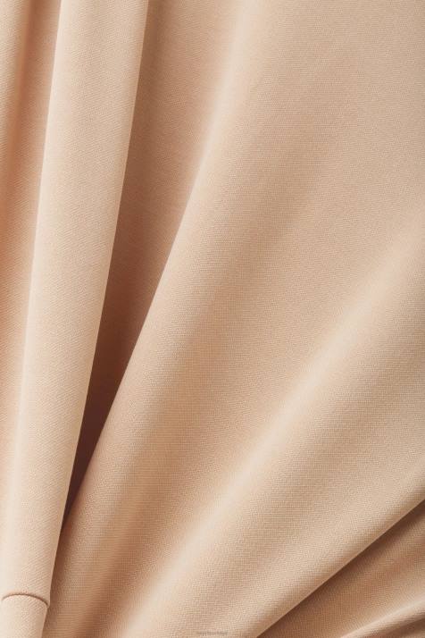 vestidos cinza mulheres Esprit vestido midi com decote em V NBHL74