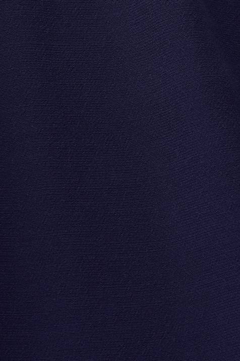 vestidos marinha mulheres Esprit mini vestido com cintura franzida NBHL228