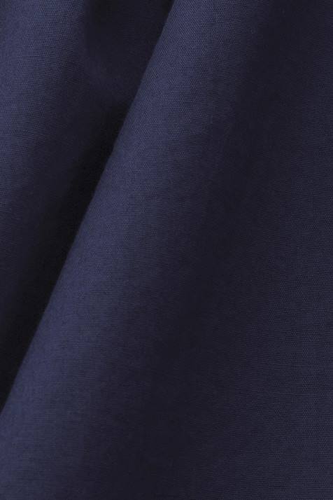 vestidos marinha mulheres Esprit vestido midi de algodão NBHL185