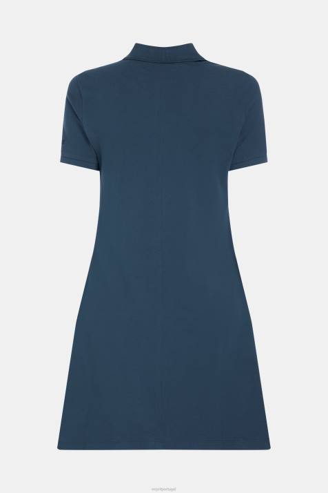 vestidos marinha mulheres Esprit vestido polo clássico do Dolphin Tennis Club NBHL506