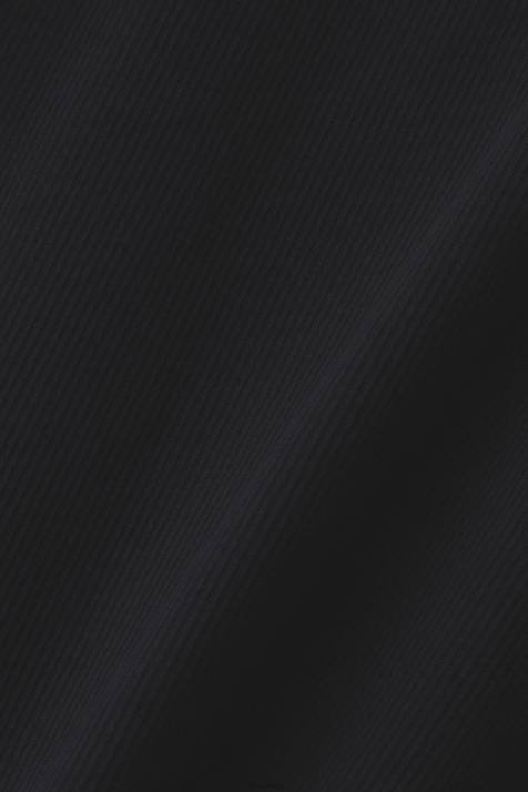 vestidos preto mulheres Esprit vestido em jersey canelado NBHL285