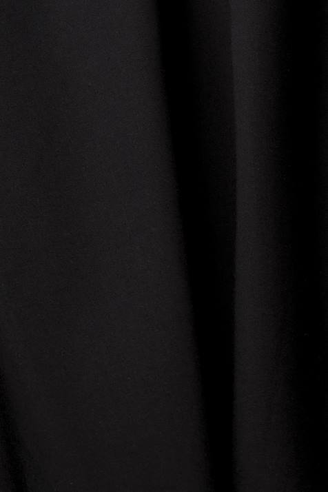 vestidos preto mulheres Esprit vestido midi com bordado, lenzing ecovero NBHL204