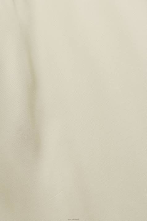 vestidos verde empoeirado mulheres Esprit vestido midi de cetim NBHL55